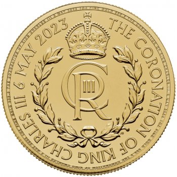 The Royal Mint zlatá mince Král Charles III Korunovace 1 oz