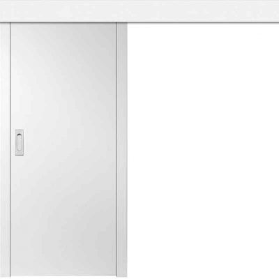 Erkado Posuvné dveře na stěnu UNO PREMIUM Bílé 60 x 197 cm