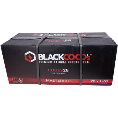 BLACKCOCO's 26 mm kokosové uhlíky 20 kg – Zboží Dáma