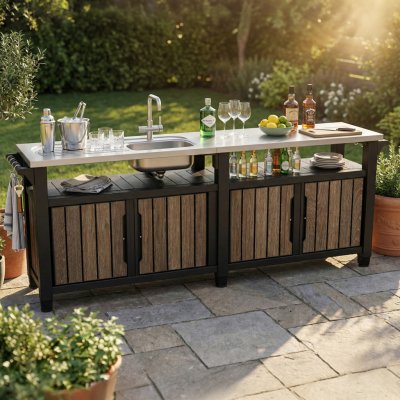 Keter UNITY Chef 415 l Walnut 263920 – Sleviste.cz