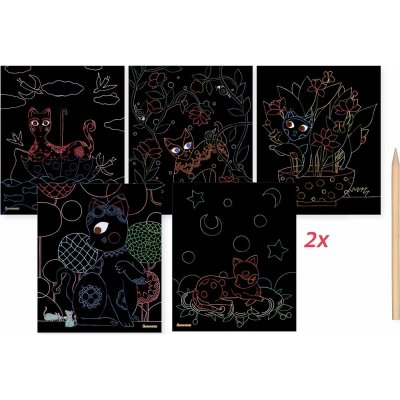 Artissimo škrabací obrázky Kočky – Hledejceny.cz