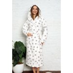 Cocoon dámský župan 3013 bílý se srdíčky – Sleviste.cz