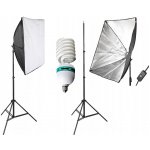 Studio SOFTBOX 50x70cm - Stativ - žárovka 85W SADA Studiový Blesk – Zboží Živě