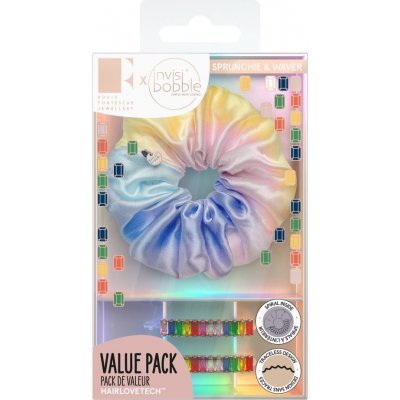 Invisibobble Rosie Fortescue Set Rainbro Kit, set gumička a sponky – Zbozi.Blesk.cz