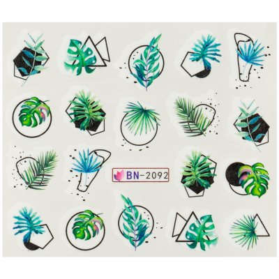 BIO nails Vodolepka BN 2092 kapradí ornamenty – Hledejceny.cz