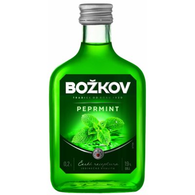 Božkov Peprmint 19% 0,2 l (holá láhev) – Zboží Mobilmania