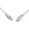 síťový kabel Solarix C5E-315GY-2MB patch CAT5E SFTP PVC, 2m, šedý