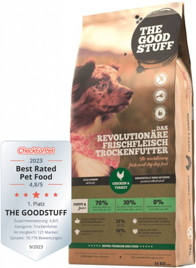 The Goodstuff Goodstuff Puppy & Junior Chicken & Turkey Dry 12,5 kg