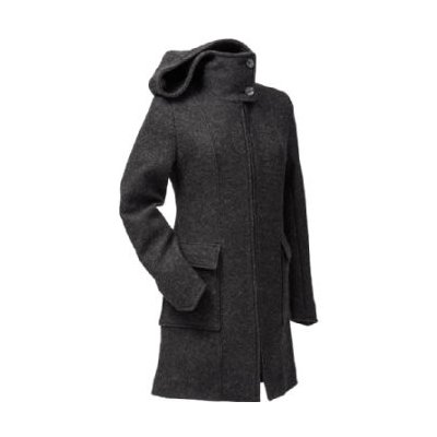 Mamalila kabát s kapucí antracitový