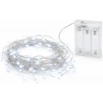 DecoLED LED dekorativní řetěz na baterie kapičky ledově bílá 5 m – Hledejceny.cz