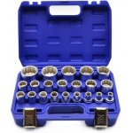 Nástrčné hlavice 8-36mm, sada 21ks, CrV, 12-hran v kufru GEKO G13547 – Zboží Mobilmania