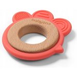 BabyOno dřevěné silikon kousátko krab tyrkysová – Zboží Dáma