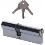 EURO 40/50mm, niklová, 3 klíče, šroub M5x65mm – Zboží Mobilmania