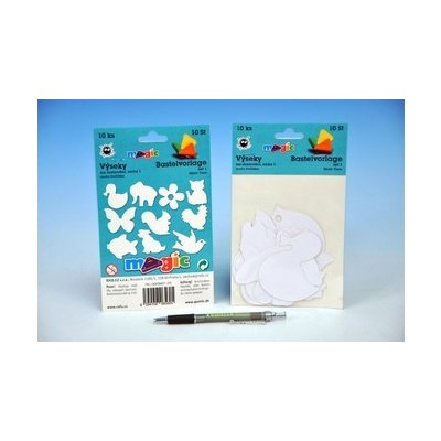 Výseky na malování voskovky magické zvířátka 6ks v sáčku – Sleviste.cz