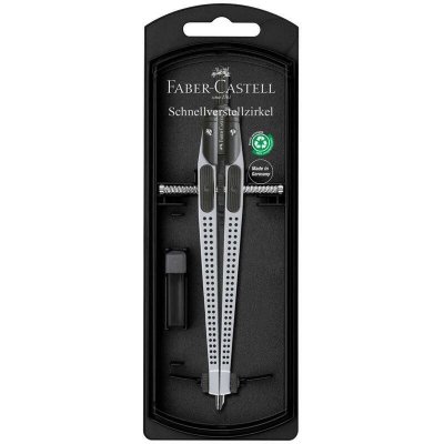 Faber-Castell kružítko GRIP 2001 STŘÍBRNÉ – Zboží Dáma