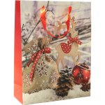 PROHOME - Dárková taška vánoční 25,5x33x10cm – Zboží Mobilmania