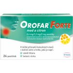 OROFAR FORTE MED A CITRON 0,6MG/1,2MG/2MG PAS 24 – Hledejceny.cz