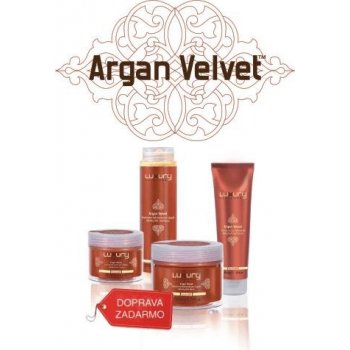 Green Light Argan Velvet šampon 250 ml + krém 100 ml + maska 200 ml + tělový krém 150 ml dárková sada