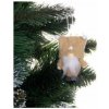 Vánoční dekorace SPRINGOS Skřítek GNOM tmavě béžovou čepicí 8 cm CA0620-XG