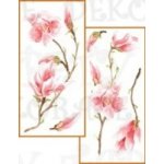 Samolepicí dekorace 15cm x 31cm na zeď Crearreda Magnolia 59155 – Zboží Mobilmania