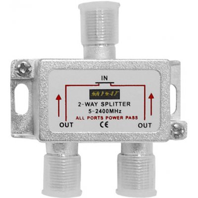 HQ 2WAY 5-2400MHz anténní rozbočovač. – Zbozi.Blesk.cz