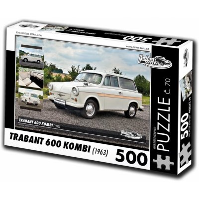 Retro-Auta č. 70 Trabant 600 KOMBI 1963 500 dílků – Zboží Mobilmania