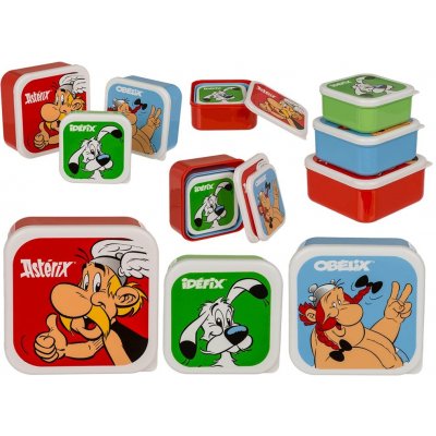 Poprono bědový set tří boxů Asterix Obelix a Idefix – Zboží Mobilmania