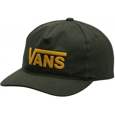 Vans DROP V LOGO SNAPBACK DRIED KELP tmavě šedá – Hledejceny.cz