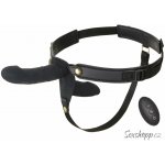 Hidden Desire Inferno Double Vibrating Pleasure Penis Strapon 14 cm dvojitý vibrační strap-on – Zboží Dáma