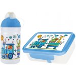 RaB svačinový set lahev + box 0,5l vláček se zvířátky – Hledejceny.cz