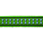 Red Dingo vodítko přepínací Bones reflexní – Zboží Dáma