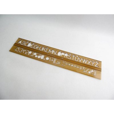 Koh i noor Šablona na písmena 20 mm – Zboží Dáma