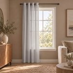 Mybesthome EASY TOP dekorační závěs s kroužky 140 × 250 cm, světle šedý, 1 ks – Hledejceny.cz