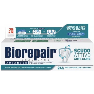 Biorepair Plus Advanced Enamel Active Shield 75 ml – Zboží Dáma