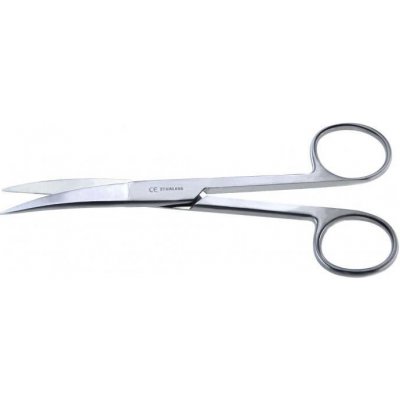 Celimed 6-0055-B nůžky zahnuté hrotnaté 20 cm – Sleviste.cz