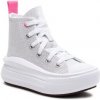 Dětské tenisky Converse Chuck Taylor All Star Move Platform Sparkle A06332C White/Oops Pink/White