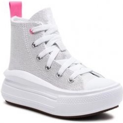 Converse Chuck Taylor All Star Move Platform Sparkle A06332C White/Oops Pink/White