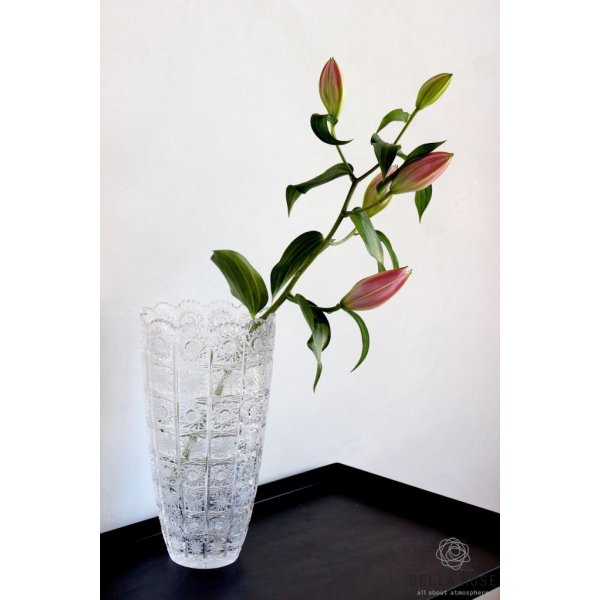 Crystal BOHEMIA Křišťálová broušená váza Crystal BOHEMIA 30 cm, čirá barva,  sklo od 2 577 Kč - Heureka.cz
