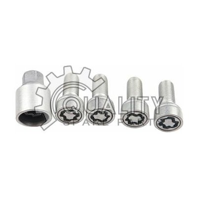 Sada bezpečnostních šroubů M14x1,5x27,5 ŠKODA Original OEM 000071597C – Hledejceny.cz