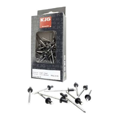 Nýt trhací KJG ocel barevný 3,2 x 6 mm - RAL 9005 černá – Sleviste.cz