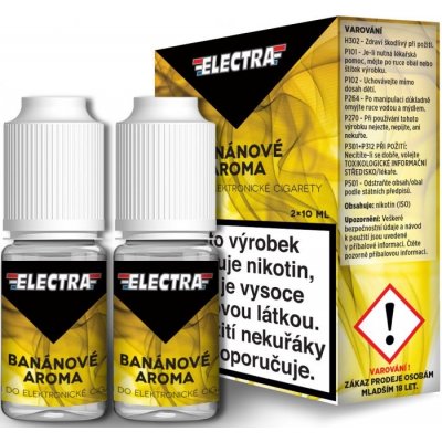 Ecoliquid Electra 2Pack Banán 2 x 10 ml 20 mg – Zboží Mobilmania