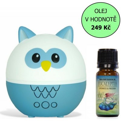 Airbi Aroma Pet Hoo dětský aroma difuzér 250 ml + esenciální olej Airbi EUKALYPTUS 10 ml – Hledejceny.cz