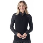Smartwool W Classic Thermal Merino BL 1/4 Zip digi snow dámské triko dlouhý rukáv black – Zboží Dáma