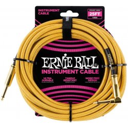 Ernie Ball 6070 25' Instrument Braided Cable