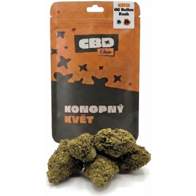 CBDčko CBD květy OG Rollex Kush THC do 0,5% 1 g – Hledejceny.cz