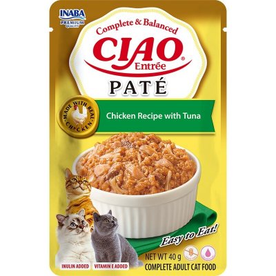 Inaba Ciao Entrée Paté kuře a tuňák 40 g – Hledejceny.cz