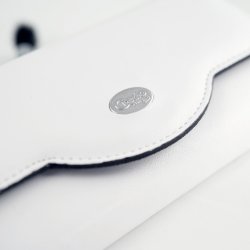 Credo Solingen Luxusní 5 dílná manikúra v bílém koženkovém pouzdře Bianco 5
