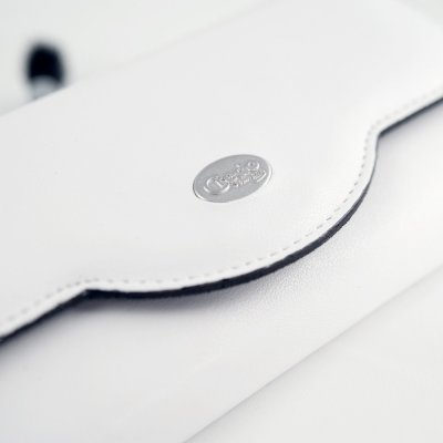 Credo Solingen Luxusní 5 dílná manikúra v bílém koženkovém pouzdře Bianco 5 – Zboží Mobilmania