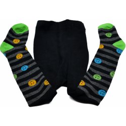 Socks 4 fun Chlapecké bavlněné punčocháče černá