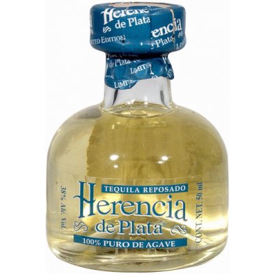 Herencia de Plata Reposado 100% puro de Agave 40% 0,05 l (holá láhev) – Zboží Dáma